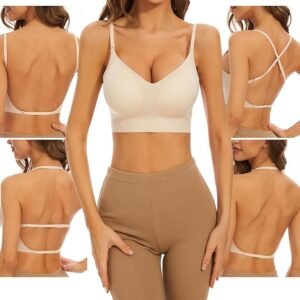 Multiway Halter Bra with Removable Padding for Versatile Comfort