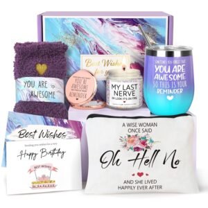 Birthday Gifts for Women - Happy Birthday Gift Basket with Coffee Mug for 2025