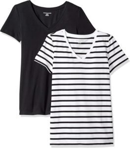 Amazon Classic-Fit Short-Sleeve V-Neck T-Shirt - Multipacks