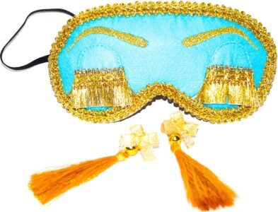 Audrey Hepburn Sleep Mask with Embroidery Eyelashes