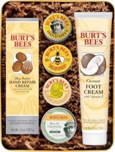 Burt's Bees Classics Gift Set - 6-Product Tin for Hands, Lips & Feet in 2025