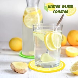 DomeStar Fruit Coaster Non-Slip Silicone Drink Mat for 2025
