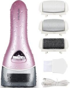 Electric Feet Callus Removers Rechargeable - Pink Portable Pedicure Tool for 2025