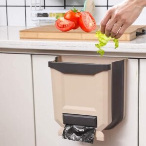 Foldable Small Garbage Can for Kitchen, Car, and More