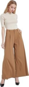 High Waist Casual Wide Leg Long Palazzo Pants