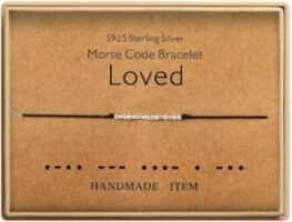 KGBNCIE Morse Code Bracelet