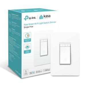Kasa Smart Dimmer Switch HS220 - Wi-Fi Light Switch for Alexa & Google Home