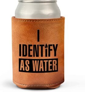 Leather Can Cooler for Men