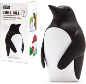 Monkey Business Chill Bill Refrigerator Deodorizer - Cute Baking Soda Fridge Holder