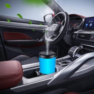 One Fire Car Diffuser & Desk Humidifier - Mini 7-Color Essential Oil Diffuser