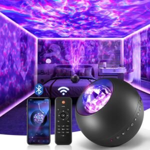 One Fire Galaxy Projector - Vibrant Galaxy Light with White Noise & Bluetooth