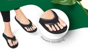Pedicure Sandals with Built-In Toe Separators for Women - Spa-Style Flip Flops