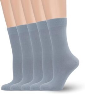 SERISIMPLE Soft Thin Viscose Bamboo Crew Socks