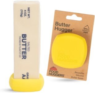 Snugly Sealed Silicone Lid for Butter Sticks