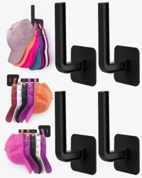 Sunfanie Hat Rack Hook (4-Pack)