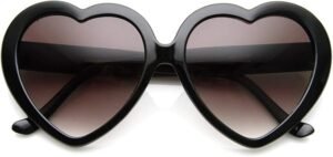 zeroUV Oversized Heart Shaped Sunglasses