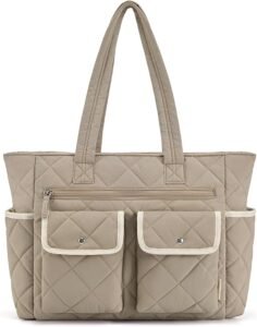 Top 50 Chic Tote Bags on Amazon to Instantly Upgrade Your Outfit 7 BAGSMART Tote Bag for Women, Tote Bag for Travel with Pocket, Large Puffy Quilted Shoulder Bag Handbag for Travel, Work, Gym