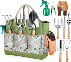 9-Piece Gardening Tool Set Perfect Gift for Women Who Love Gardening