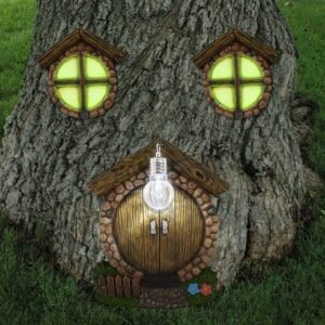 65 Must-Have Amazon Gems Selling Out Quick in 2025 – Truly Unique! 44 ALLADINBOX Fairy Gnome Home Miniature Window and Door with lamp for Trees Decoration