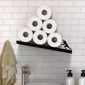 65 Must-Have Amazon Gems Selling Out Quick in 2025 – Truly Unique! 74 Artori Floating Toilet Paper Shelf Storage - Bathroom Wall Decorations, Tilted Wall Toilet Paper Holder, Mounted Toilet Decor Organizer for Tissue Rolls, Wipes, Towels, & More - Sisyphus Black