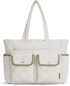 Top 50 Chic Tote Bags on Amazon to Instantly Upgrade Your Outfit 15 BAGSMART Quilted Tote Bag for Women Large Puffy Shoulder Bag with Pocket