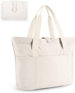Top 50 Chic Tote Bags on Amazon to Instantly Upgrade Your Outfit 5 BAGSMART Tote Bag for Women, Foldable Tote Bag With Zipper