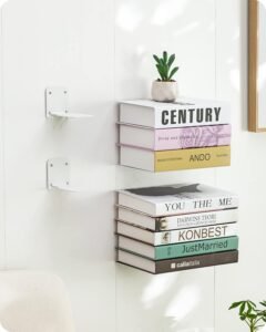 65 Must-Have Amazon Gems Selling Out Quick in 2025 – Truly Unique! 78 Baffect Invisible Floating Bookshelves, Set of 4 Concealed Drilling Mounted Bookshelves, Heavy-Duty Metal Book Organizers for Bedroom (White)