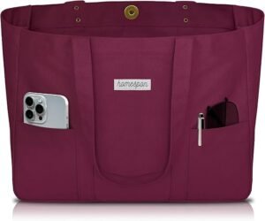 Top 50 Chic Tote Bags on Amazon to Instantly Upgrade Your Outfit 29 Chic Large Tote Bag HOMESPON Canvas Everything Bag with Laptop Sleeve