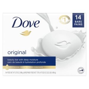 Dove Beauty Bar Gentle Skin Cleanser Moisturizing for Gentle Soft Skin
