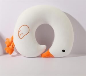 65 Must-Have Amazon Gems Selling Out Quick in 2025 – Truly Unique! 62 Flamingo Neck Pillow Goose U-Shaped Pillow Cute Animal Pillow for Travel, Christmas and Birthday Gift (White)