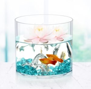 Flower Clear Plastic Vase