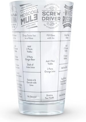 65 Must-Have Amazon Gems Selling Out Quick in 2025 – Truly Unique! 86 Genuine Fred Fred GOOD MEASURE Cocktail Recipe Glass, Vodka