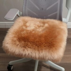 65 Must-Have Amazon Gems Selling Out Quick in 2025 – Truly Unique! 66 LLB Sheepskin Chair Cushion Non-Slip Back Square Genuine Fur Chair Cover Silky Natural Wool Seat Cushion Pad Soft Area Rugs Carpet for Home Office Restaurant Chair 18x18 Inch (Pack of 1), Tan