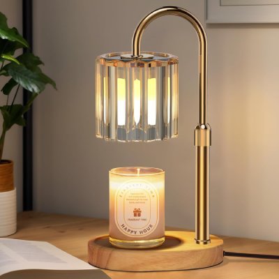 Lukasa Candle Warmer Lamp, with Timer Dimmer Adjustable Height