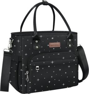 Top 50 Chic Tote Bags on Amazon to Instantly Upgrade Your Outfit 83 MIYCOO Insulated Lunch Bag Leakproof Purple Lunch Tote for Women
