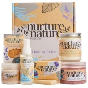 Nurture by Nature RELAX & CALM Spa Kit Perfect Mother’s Day Gift for Her