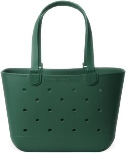 Top 50 Chic Tote Bags on Amazon to Instantly Upgrade Your Outfit 57 Simple Modern Waterproof Beach Tote Large Zippered Getaway Bag (Forest)