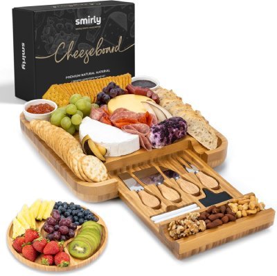 Smirly Charcuterie Board Set